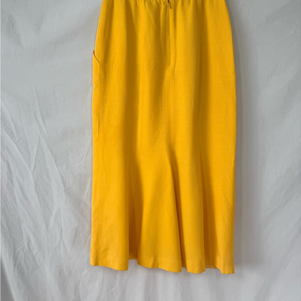 Jones New York bright Yellow Pencil Skirt - Picture 2 of 3